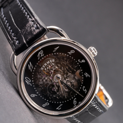 Alligator Leather Strap for Hermes Watch