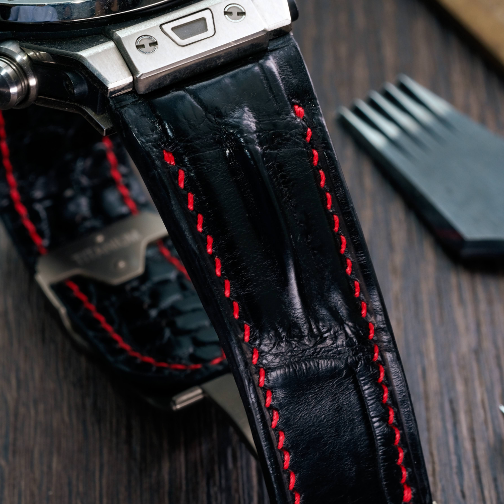 Alligator Leather Strap for Hublot Big Bang Unico