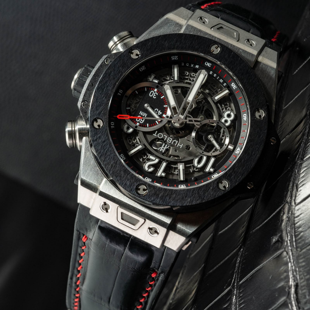 Alligator Leather Strap for Hublot Big Bang Unico