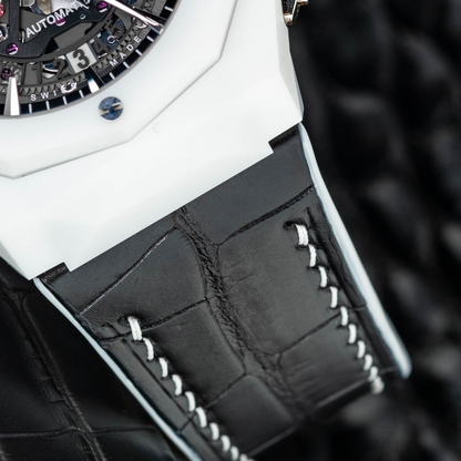 Alligator Leather Strap for Hublot Classic Fusion