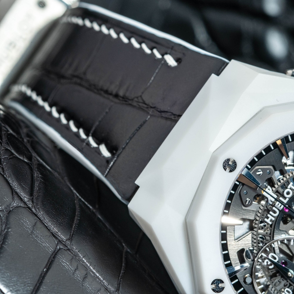 Alligator Leather Strap for Hublot Classic Fusion