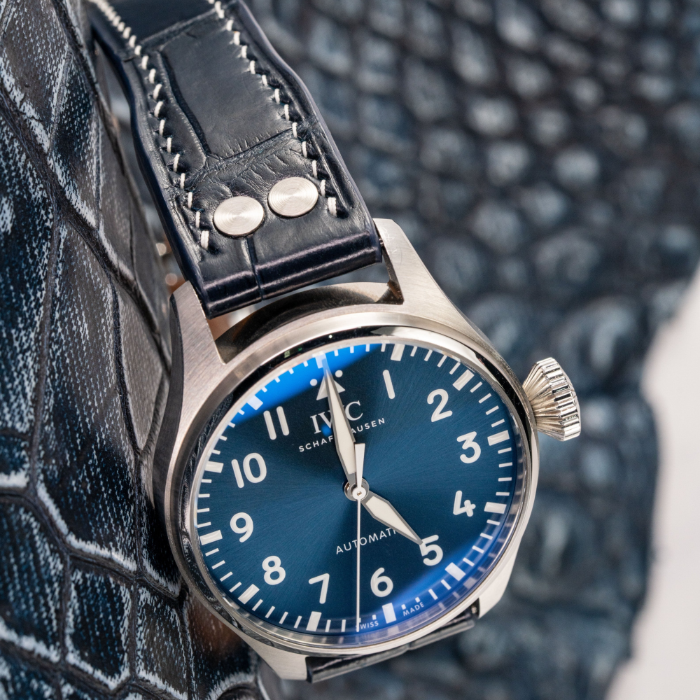 Alligator Leather Strap for IWC Big Pilot