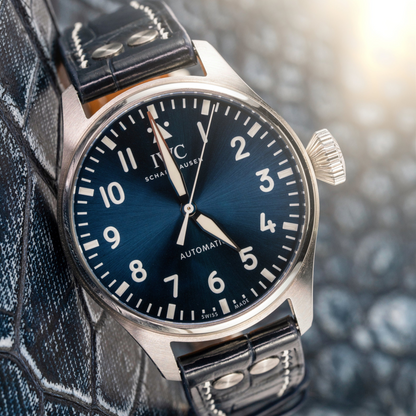 Alligator Leather Strap for IWC Big Pilot