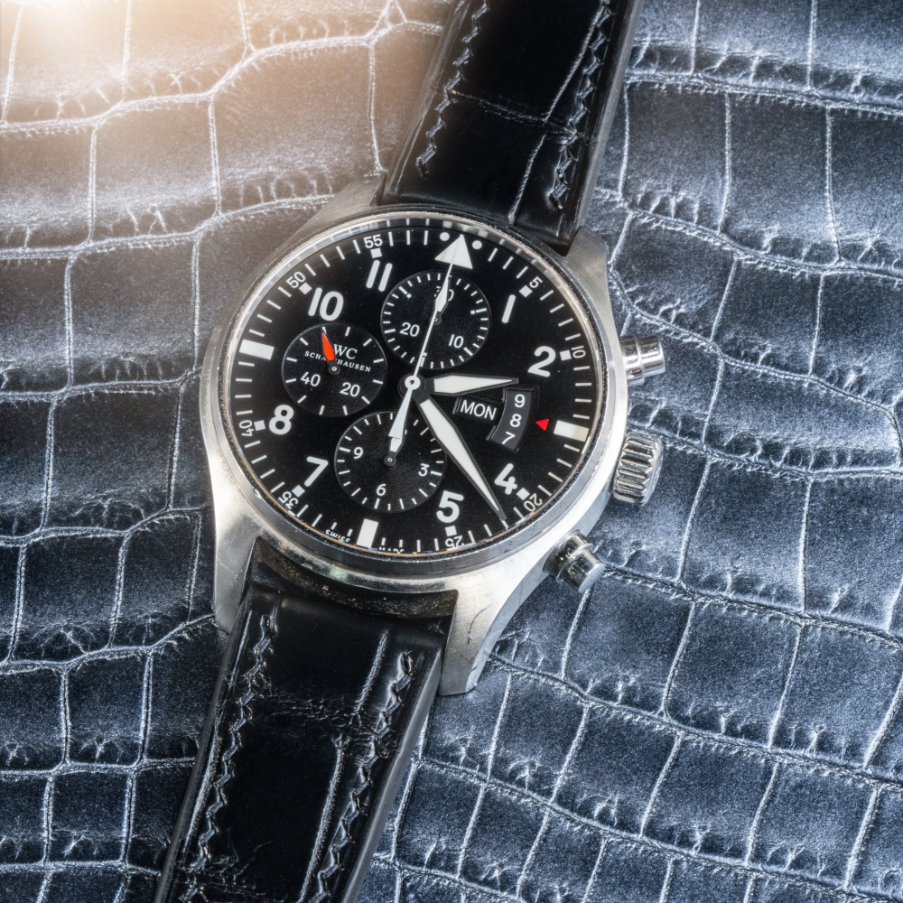 Alligator Leather Strap for IWC Pilot