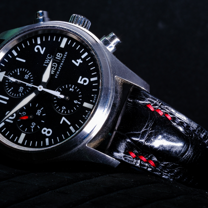 Alligator Leather Strap for IWC Pilot