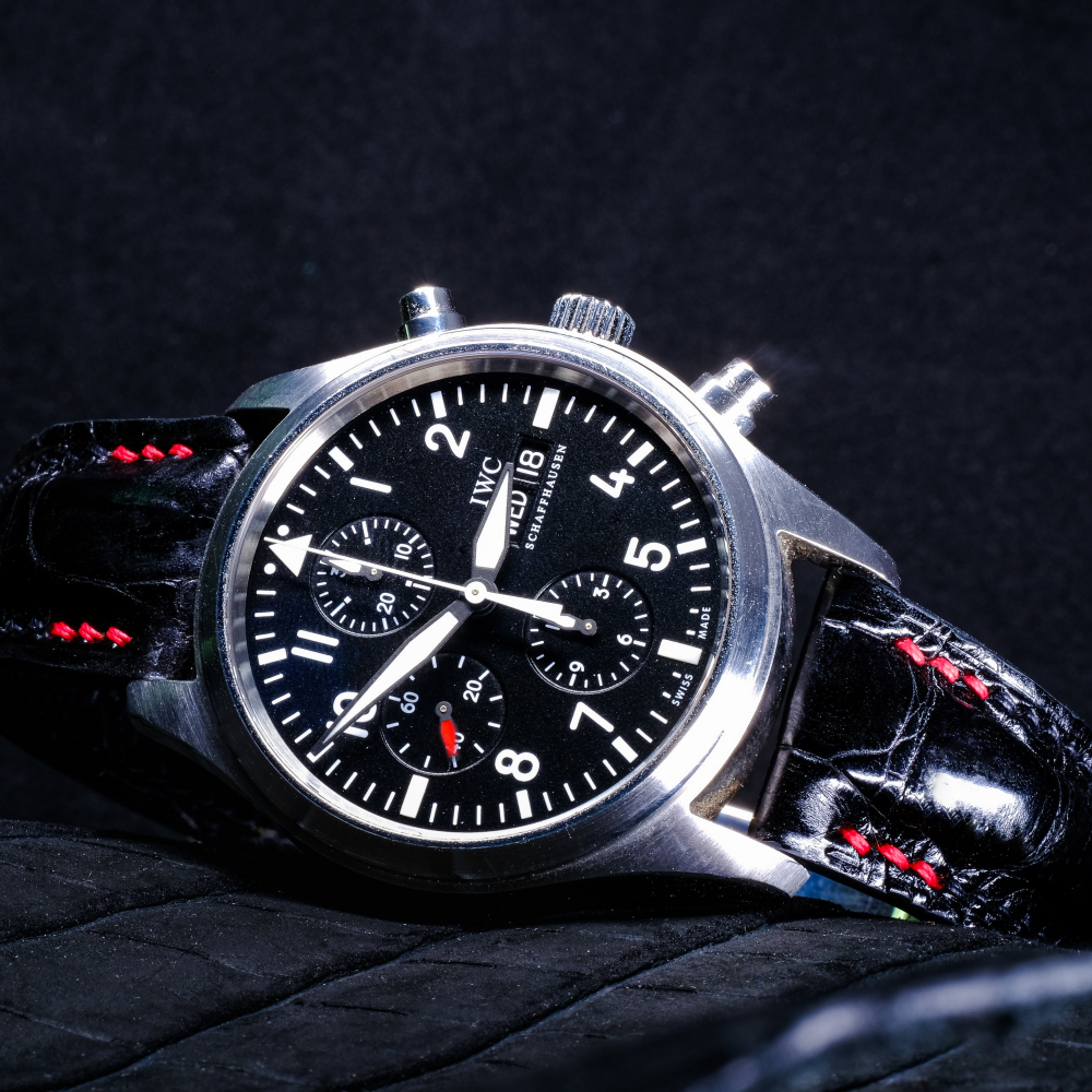 Alligator Leather Strap for IWC Pilot