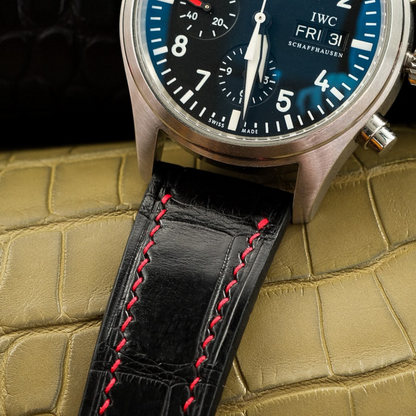 Alligator Leather Strap for IWC Pilot