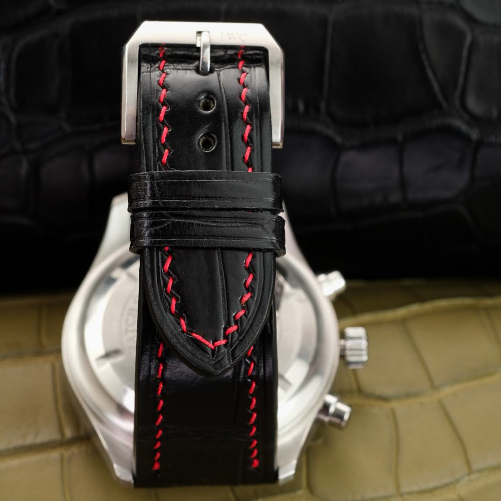Alligator Leather Strap for IWC Pilot