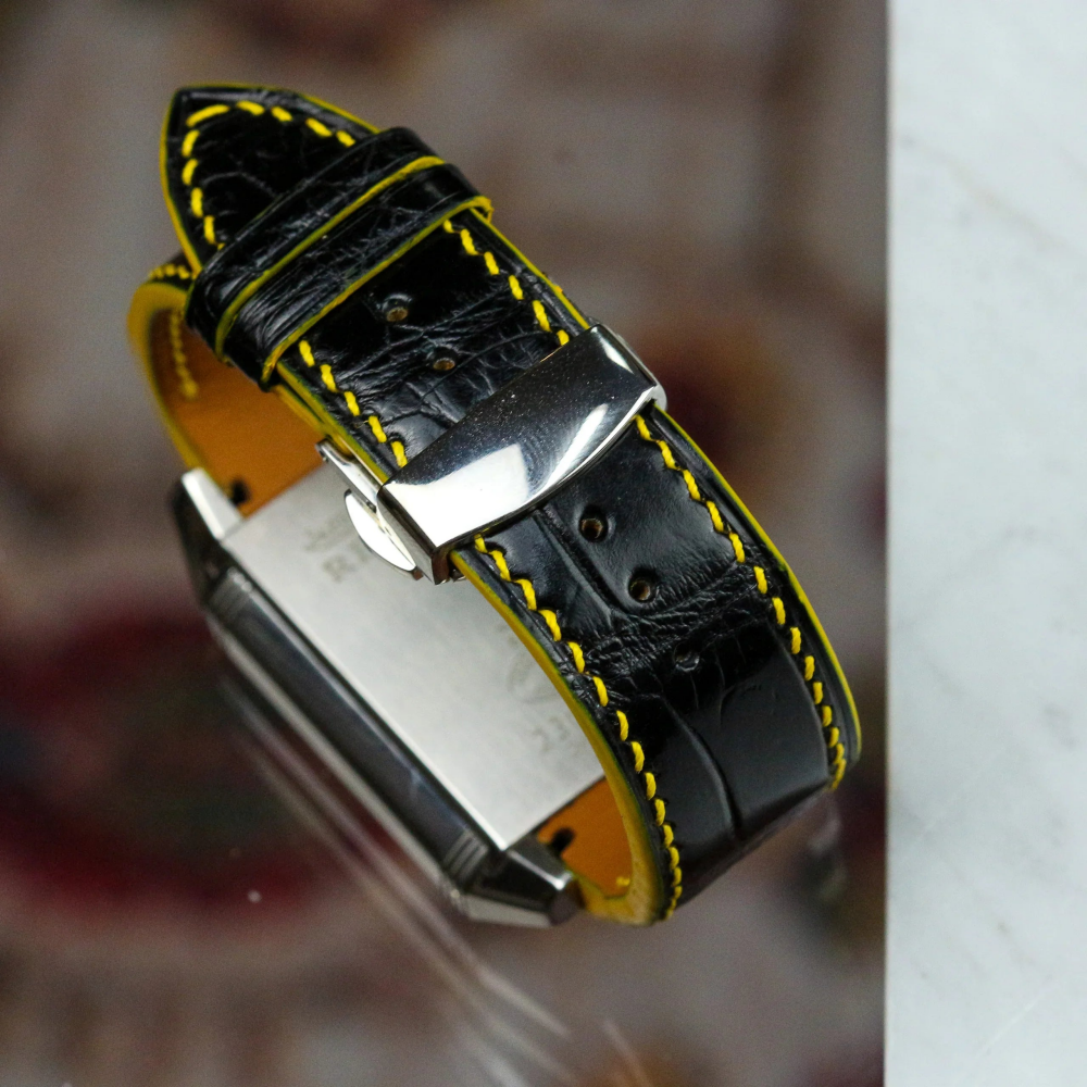 Alligator Leather Strap for Jaeger-LeCoultre Reverso