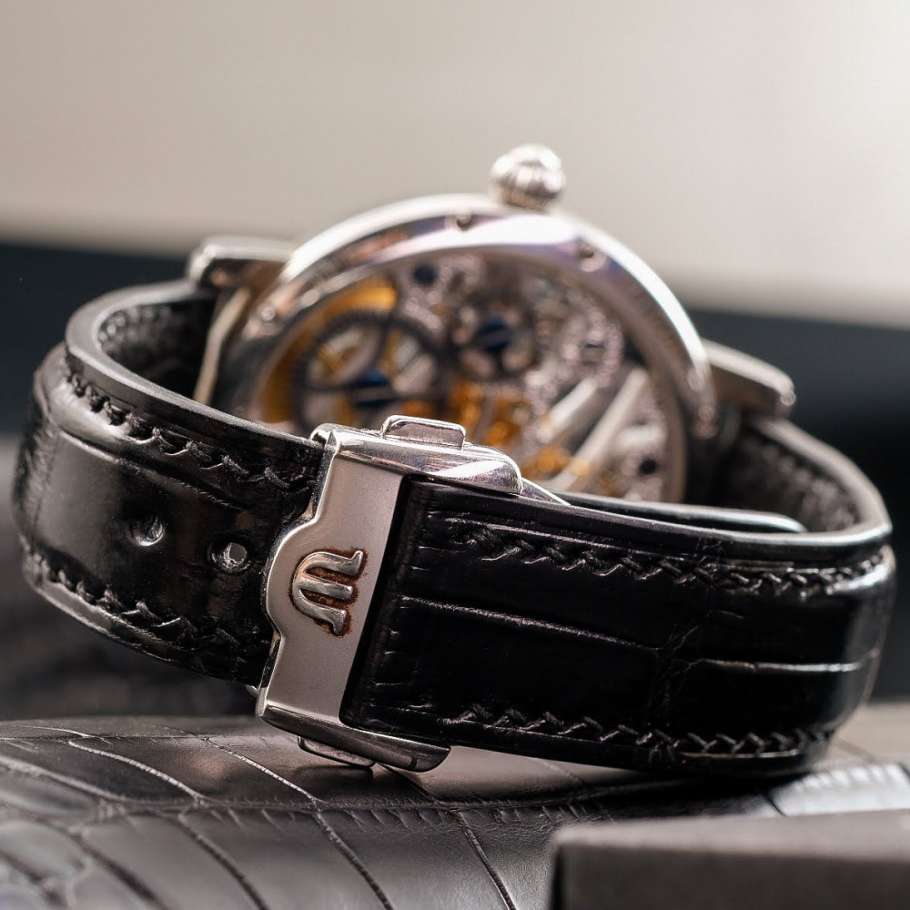 Alligator Leather Strap for Maurice Lacroix