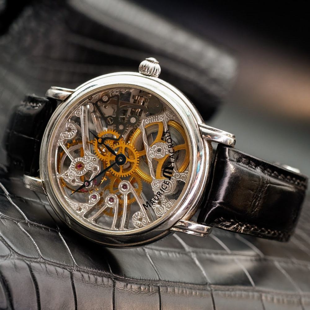 Alligator Leather Strap for Maurice Lacroix