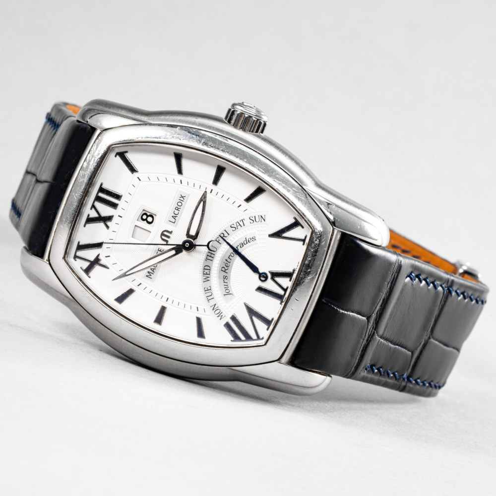 Alligator Leather Strap for Maurice Lacroix