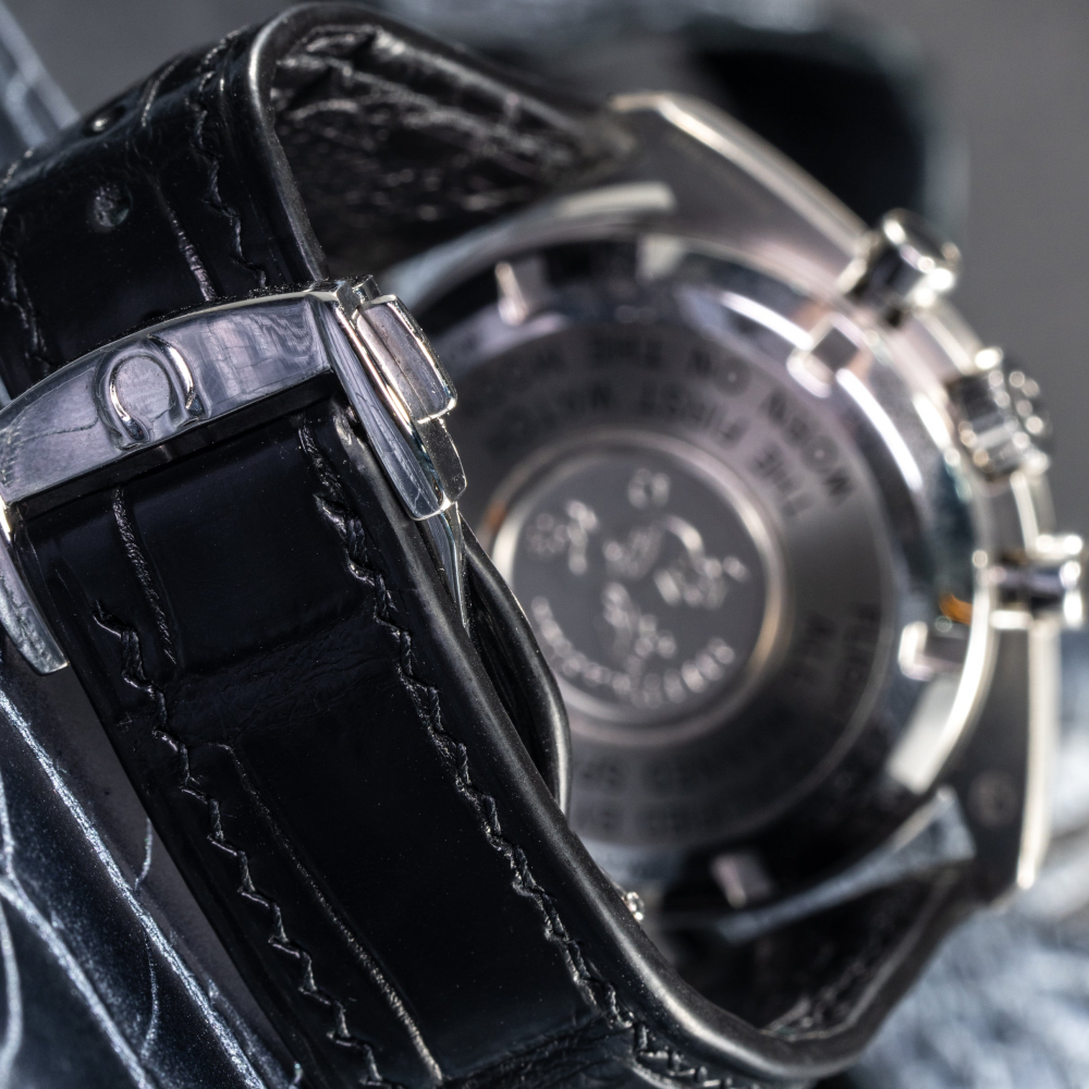 Alligator Leather Strap for Omega Speedmaster