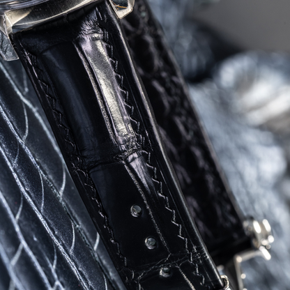 Alligator Leather Strap for Omega Speedmaster