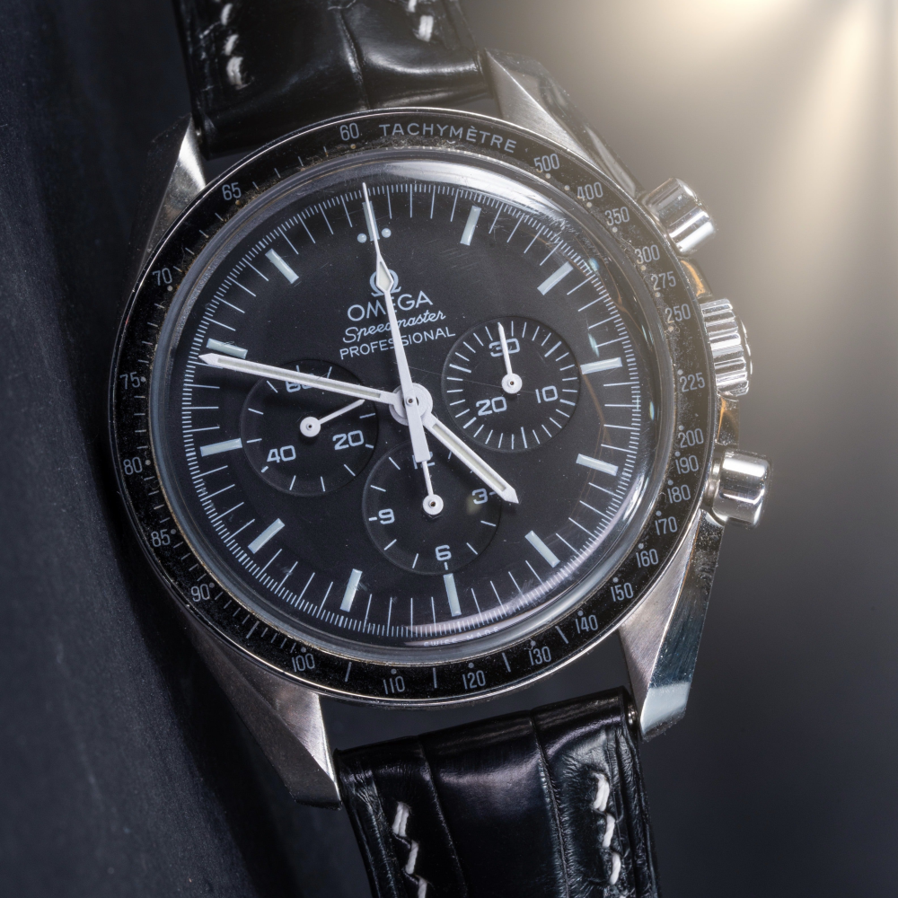 Alligator Leather Strap for Omega Speedmaster