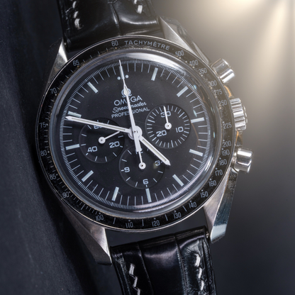 Alligator Leather Strap for Omega Speedmaster