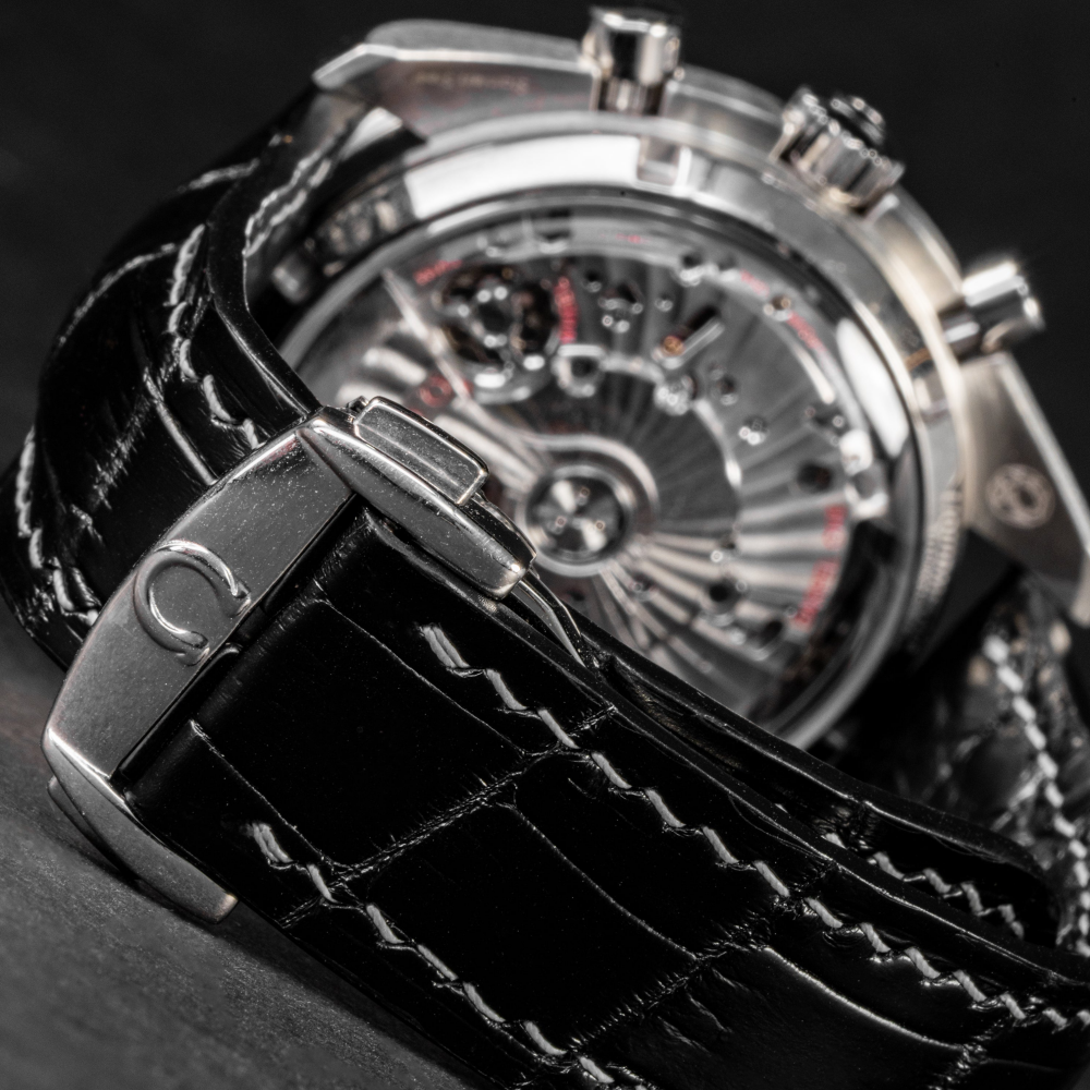 Alligator Leather Strap for Omega Speedmaster