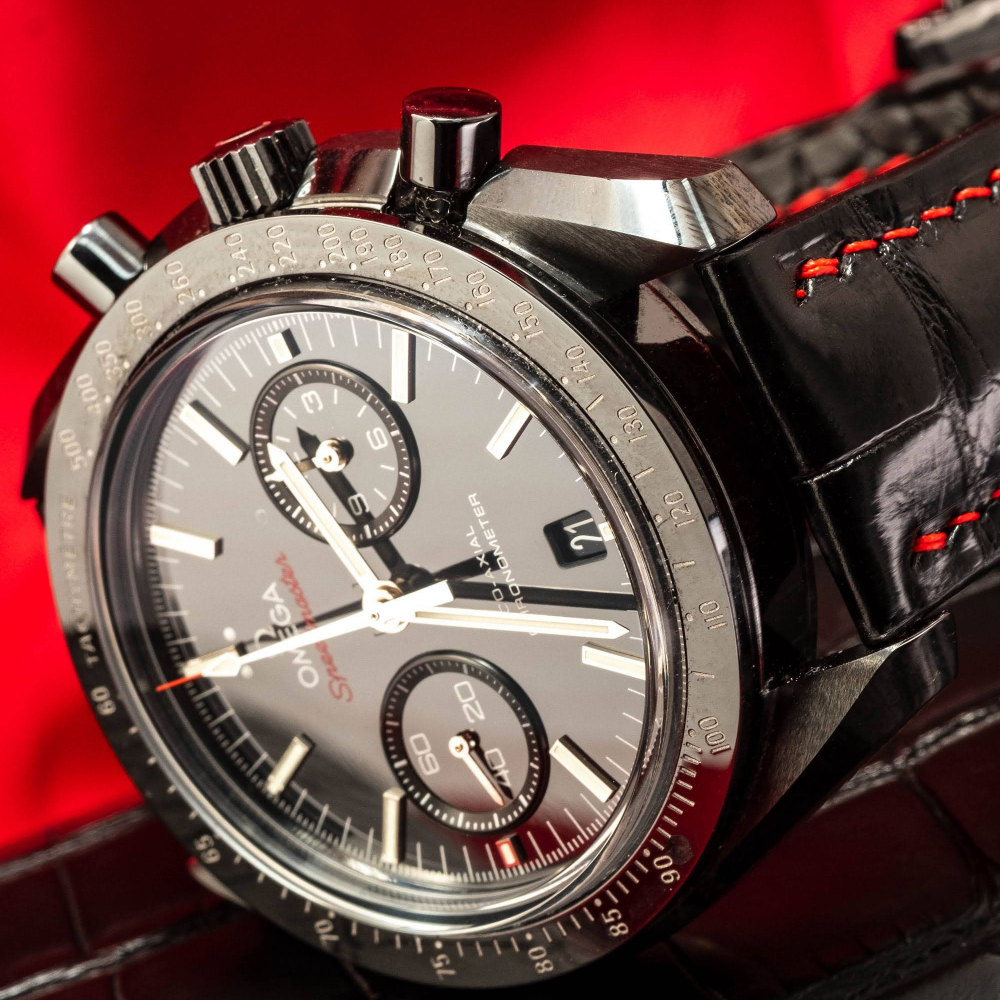 Alligator Leather Strap for Omega Speedmaster