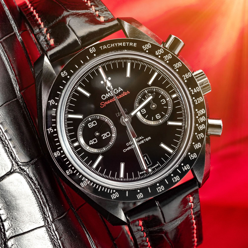 Alligator Leather Strap for Omega Speedmaster
