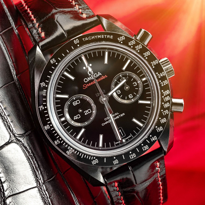 Alligator Leather Strap for Omega Speedmaster