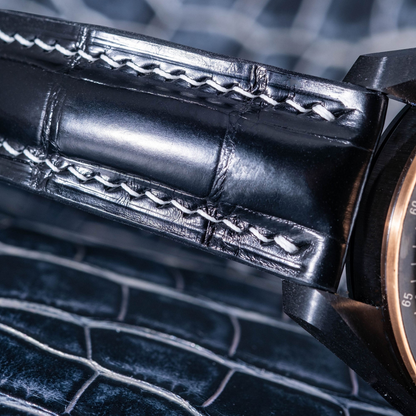 Alligator Leather Strap for Omega Speedmaster