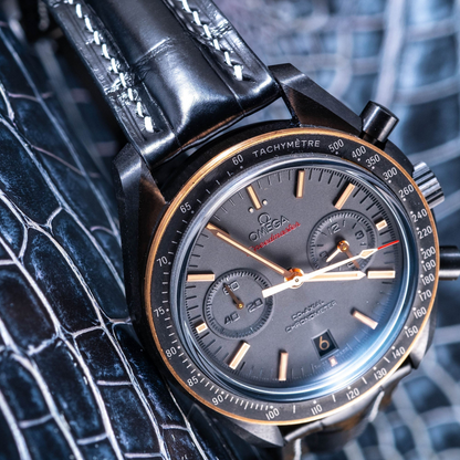 Alligator Leather Strap for Omega Speedmaster