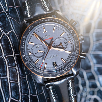 Alligator Leather Strap for Omega Speedmaster