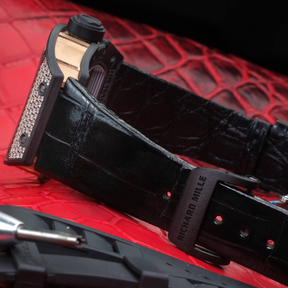 Alligator Leather Strap for Richard Mille