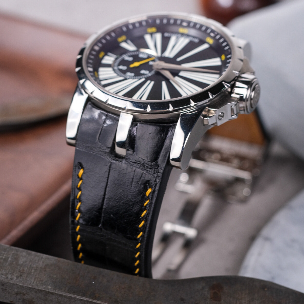 Alligator Leather Strap for Roger Dubuis
