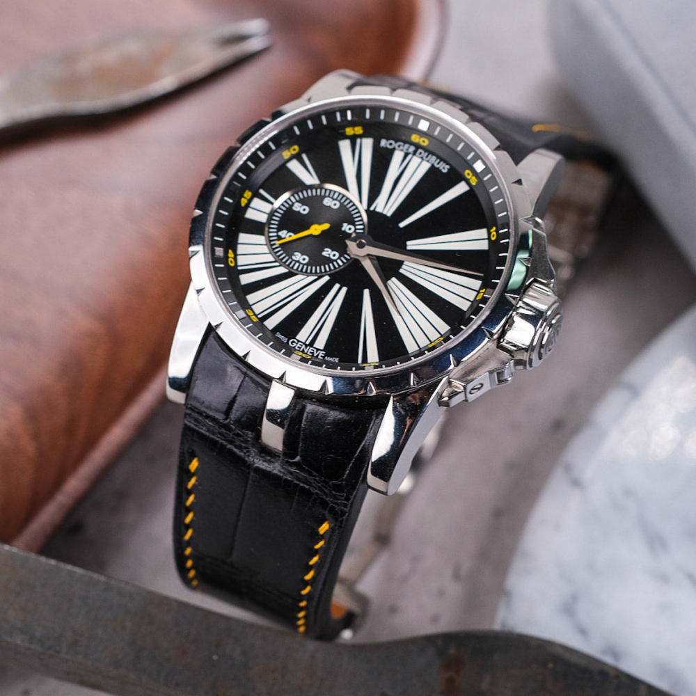 Alligator Leather Strap for Roger Dubuis