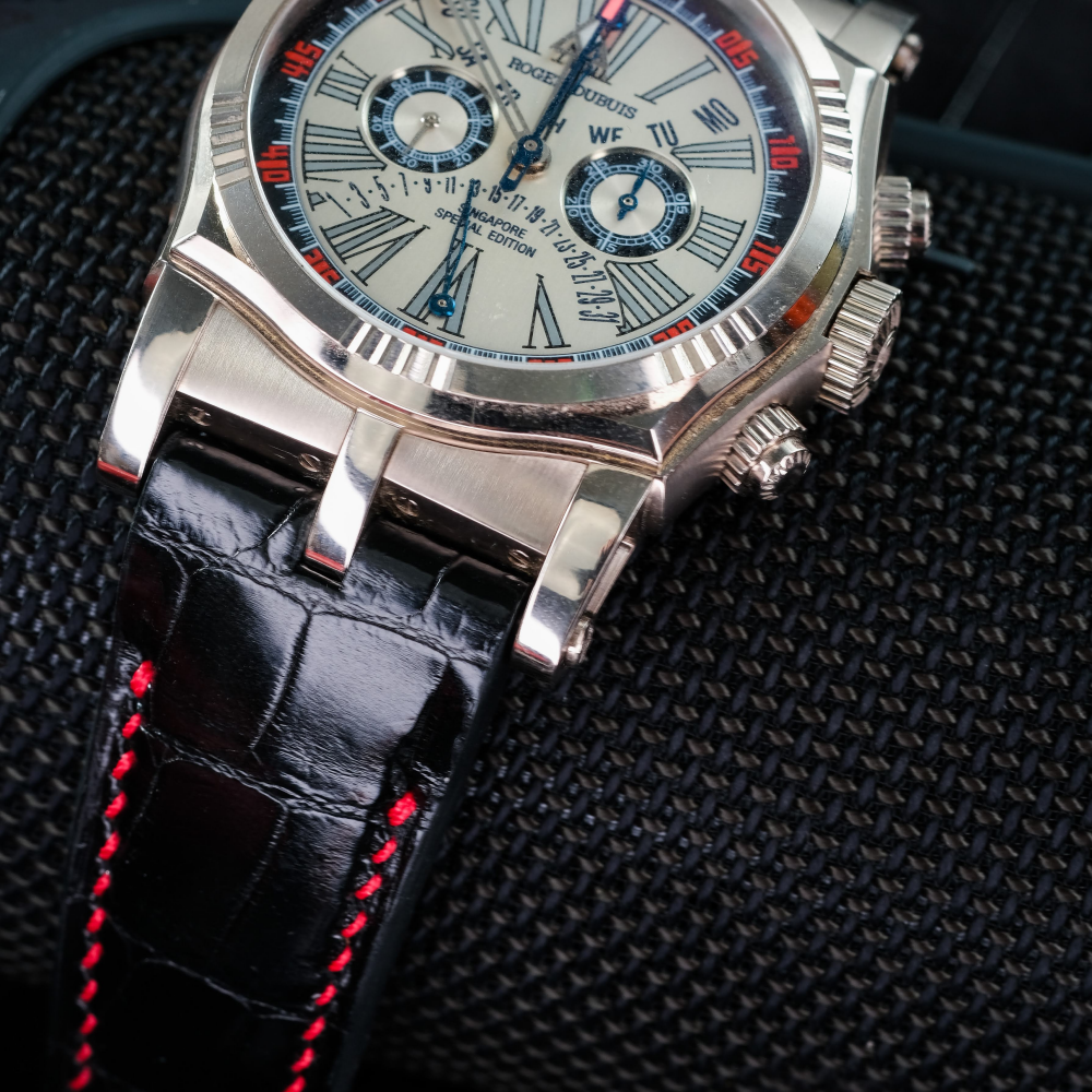 Alligator Leather Strap for Roger Dubuis