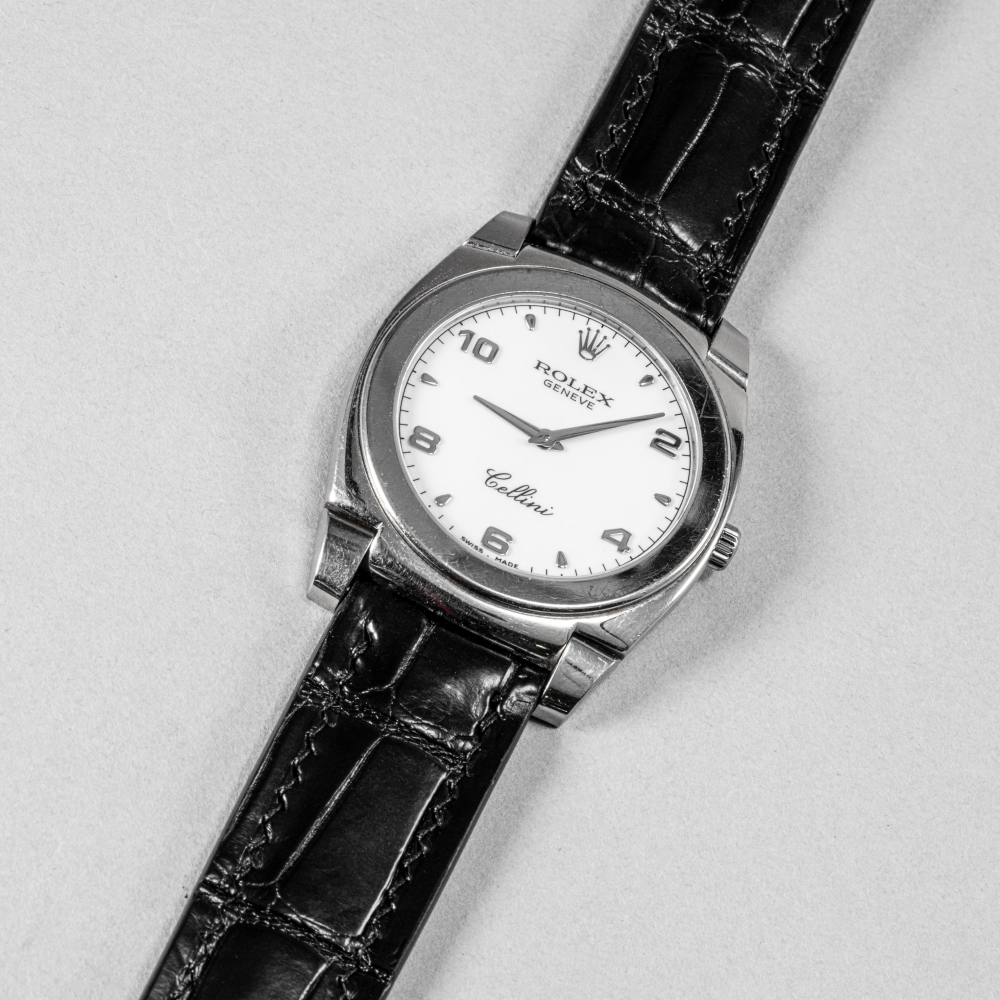 Alligator Leather Strap for Rolex Cellini