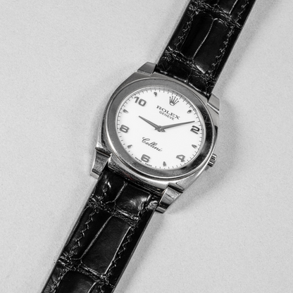 Alligator Leather Strap for Rolex Cellini