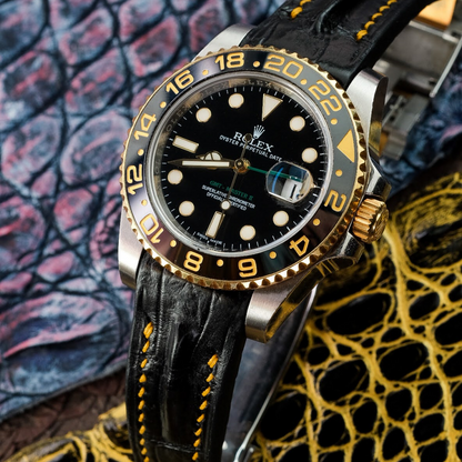 Alligator Leather Strap for Rolex GMT-Master II