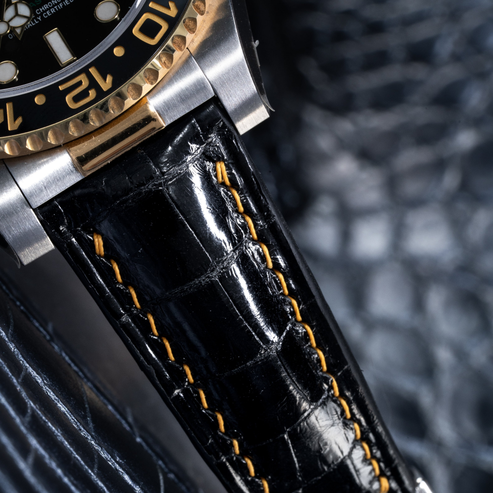 Alligator Leather Strap for Rolex GMT-Master II