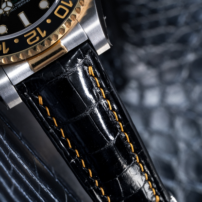 Alligator Leather Strap for Rolex GMT-Master II