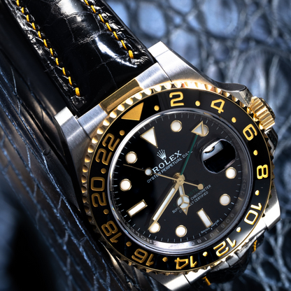 Alligator Leather Strap for Rolex GMT-Master II