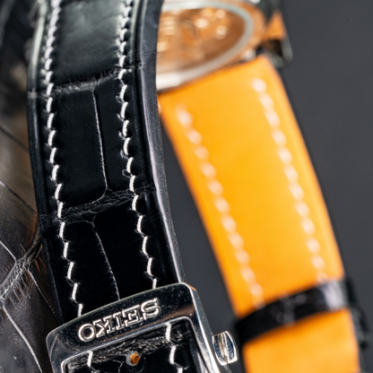 Alligator Leather Strap for Seiko