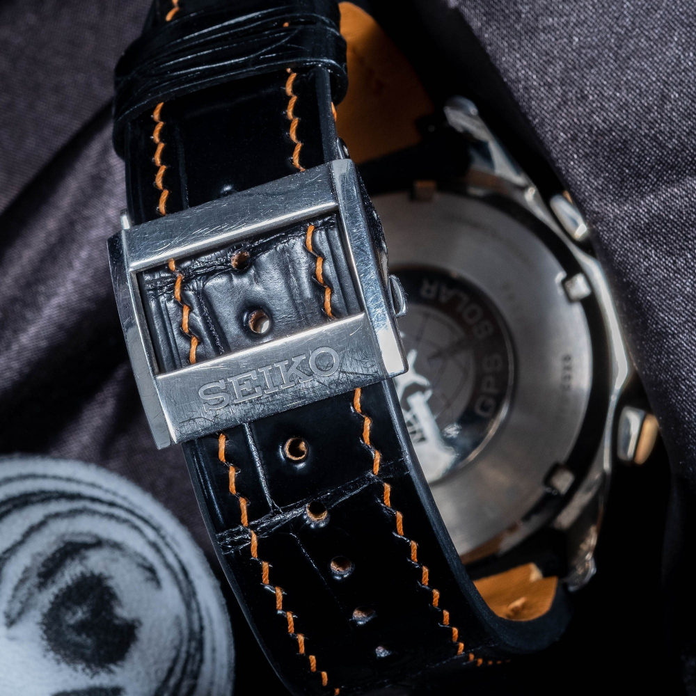 Alligator Leather Strap for Seiko