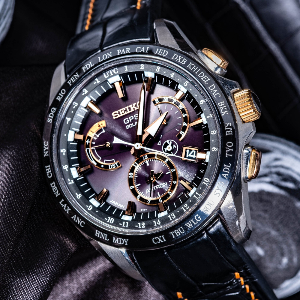 Alligator Leather Strap for Seiko