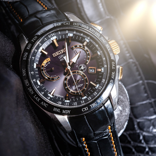 Alligator Leather Strap for Seiko