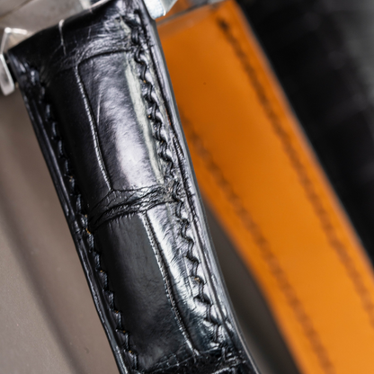 Alligator Leather Strap for Tag Heuer Carrera