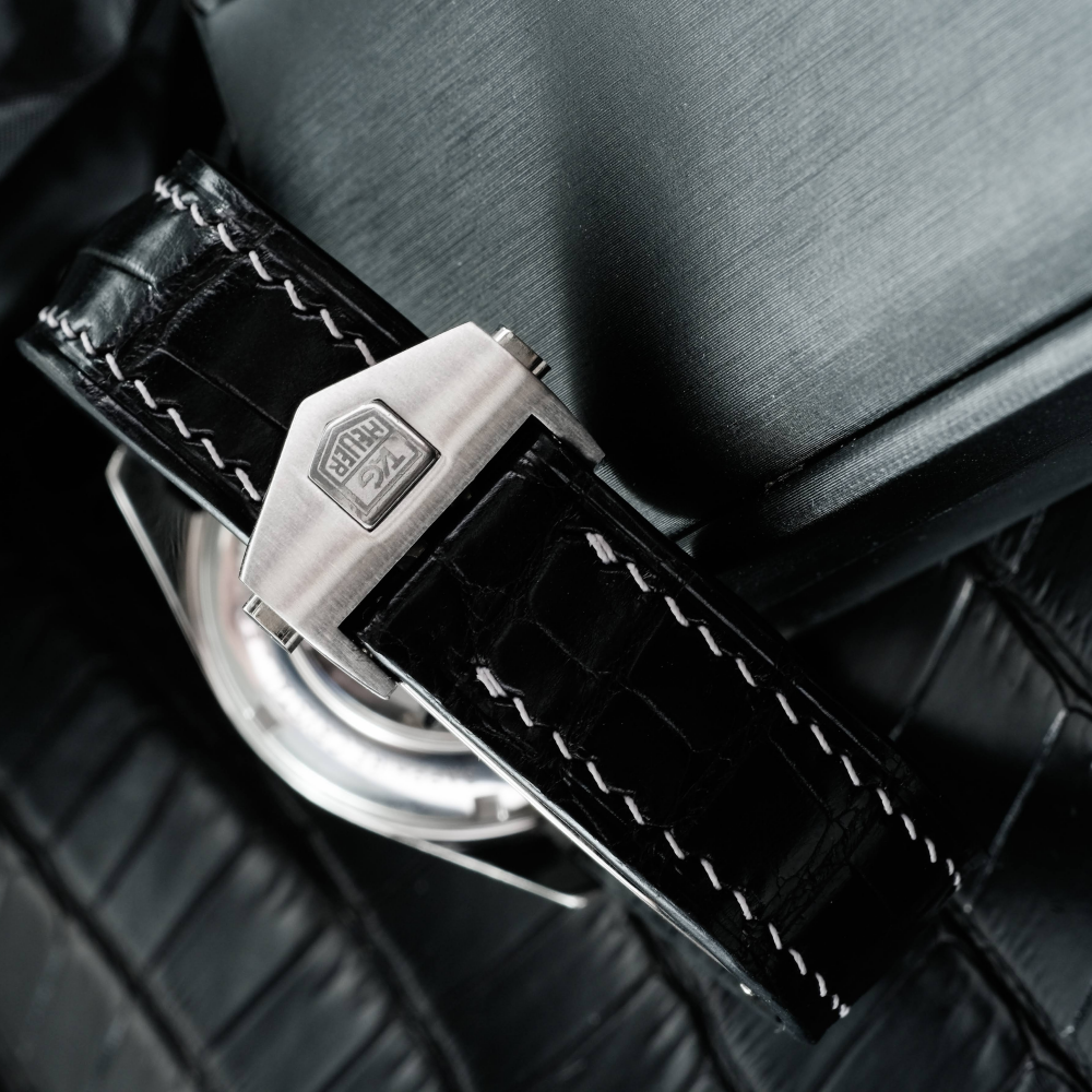 Alligator Leather Strap for Tag Heuer Carrera