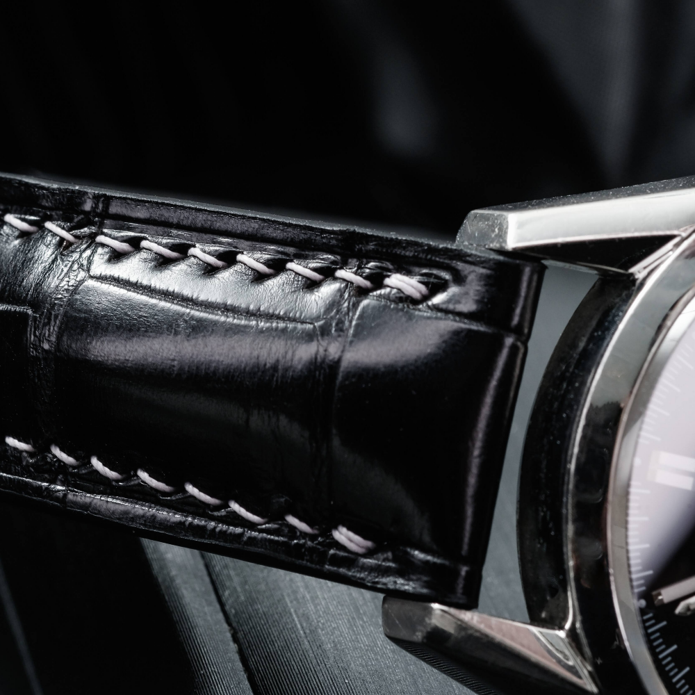 Alligator Leather Strap for Tag Heuer Carrera