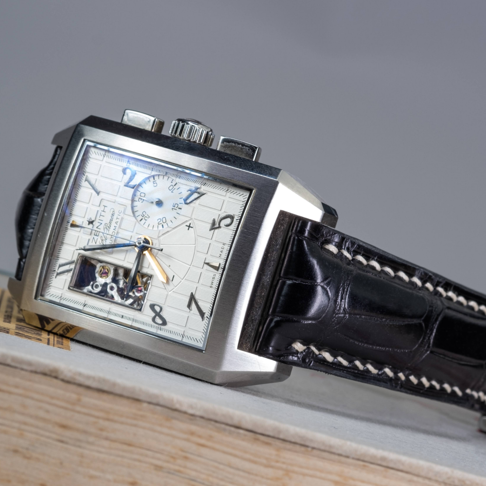 Alligator Leather Strap for Zenith