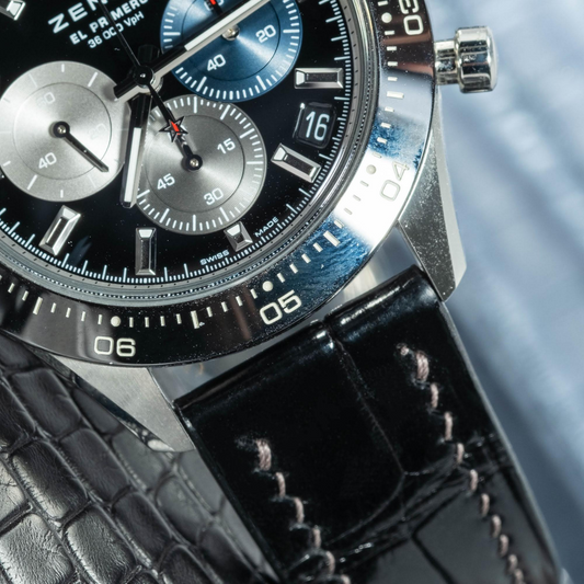 Alligator Leather Strap for Zenith