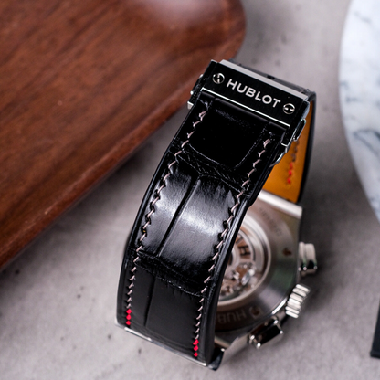 Alligator Leather Strap for Hublot Classic Fusion