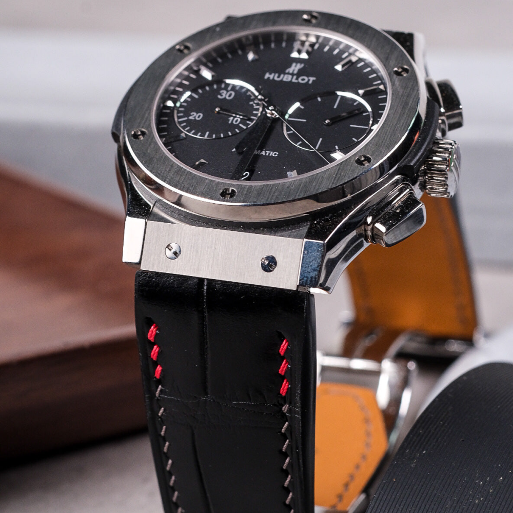 Alligator Leather Strap for Hublot Classic Fusion