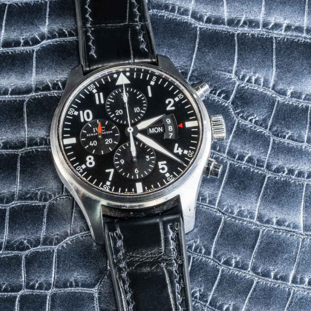 Alligator Leather Strap for IWC Pilot