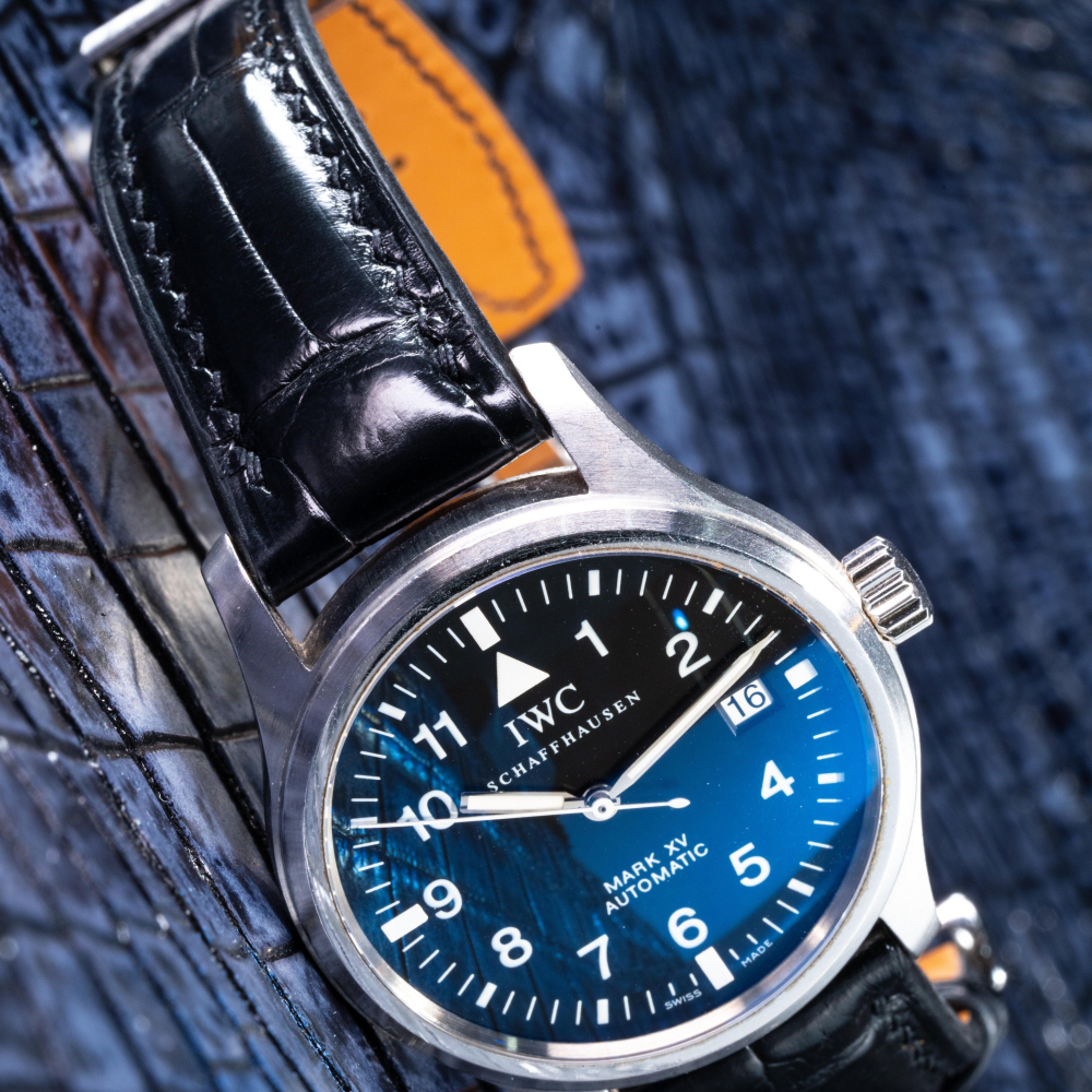 Alligator Leather Strap for IWC Pilot